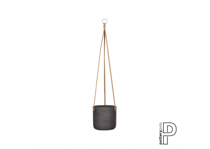 CHARLIE M Ø18 H17,5 BLACK WASHED HANGING