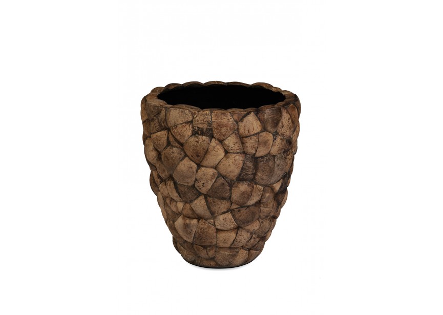 BOSCO POT Ø60 H65 COCONUT SHELL