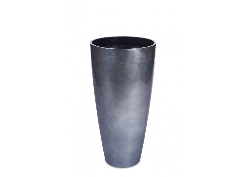 VITA VASE Ø39 H75 SILVER