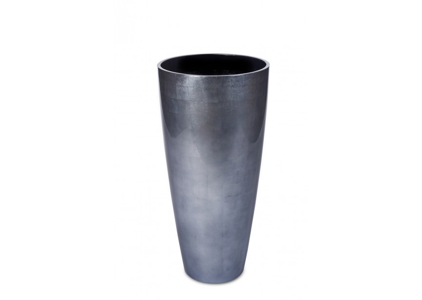 VITA VASE Ø46,5 H90 SILVER