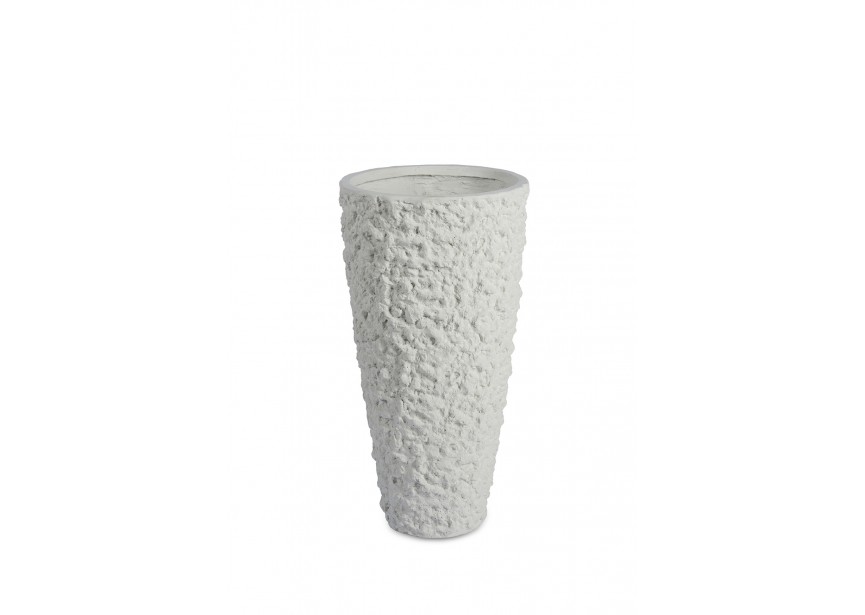 VASE Ø57 H120 LAVA WHITE