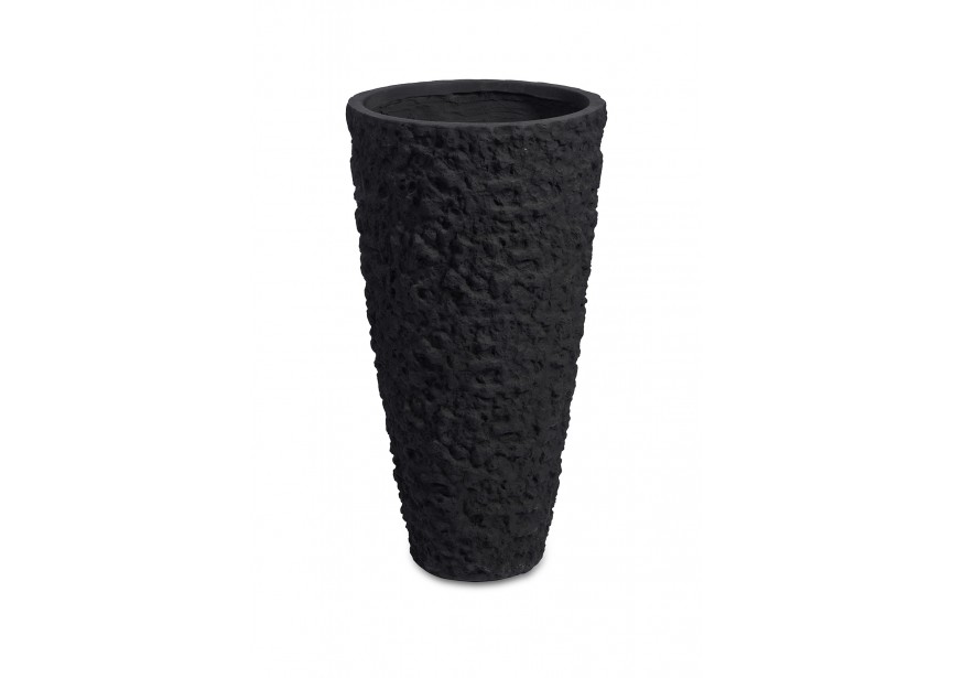 VASE Ø57 H120 LAVA BLACK