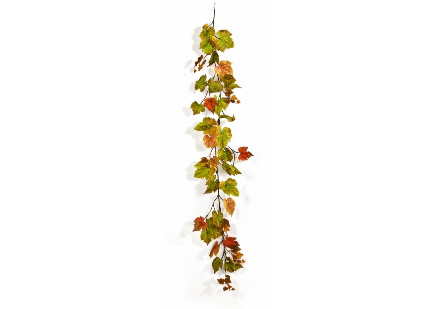 6 AUTUMN GRAPE LEAF GARLAND H180