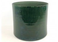 FLOWERPOT Ø32 H28 METALLIC GREEN