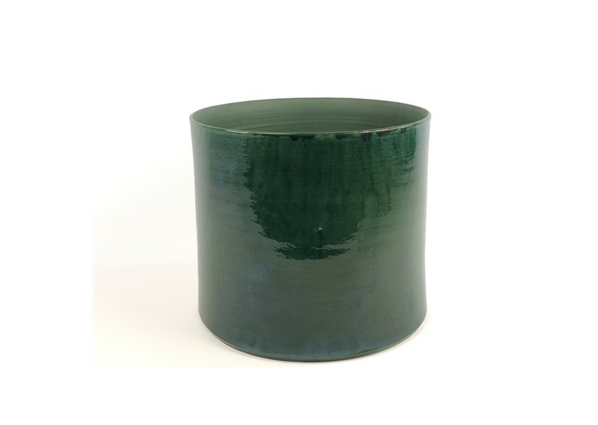 FLOWERPOT Ø50 H45 METALIC GREEN