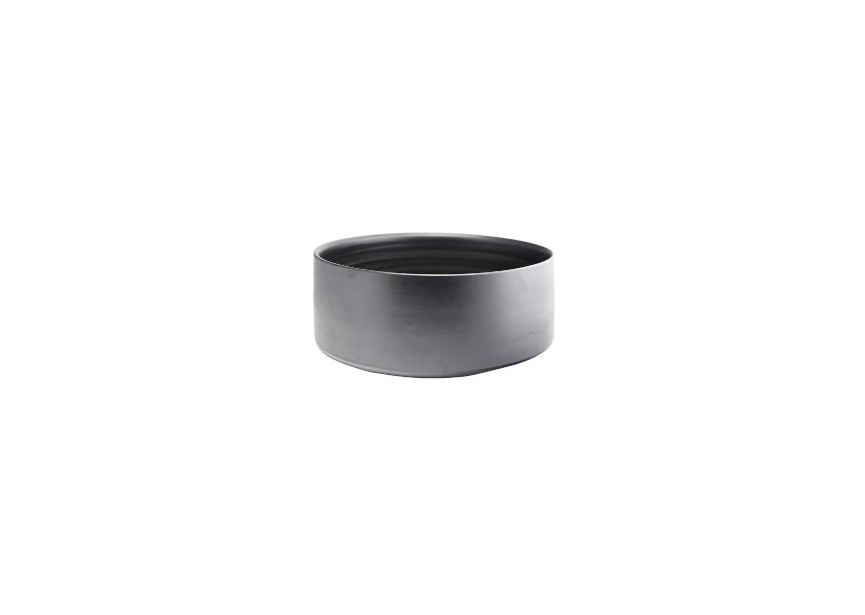 FLOWERPOT BOWL Ø37 H15 BLACK